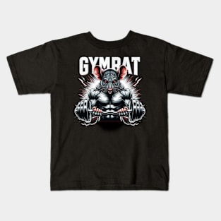 Dominate the Gym: Gym Rat Tank Top Kids T-Shirt